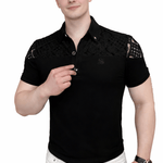 NHOLV - Polo Shirt for Men - Sarman Fashion - Wholesale Clothing Fashion Brand for Men from Canada