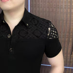 NHOLV - Polo Shirt for Men - Sarman Fashion - Wholesale Clothing Fashion Brand for Men from Canada