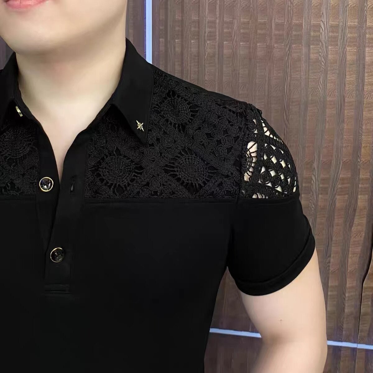 NHOLV - Polo Shirt for Men - Sarman Fashion - Wholesale Clothing Fashion Brand for Men from Canada