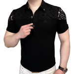 NHOLV - Polo Shirt for Men - Sarman Fashion - Wholesale Clothing Fashion Brand for Men from Canada
