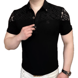 NHOLV - Polo Shirt for Men - Sarman Fashion - Wholesale Clothing Fashion Brand for Men from Canada
