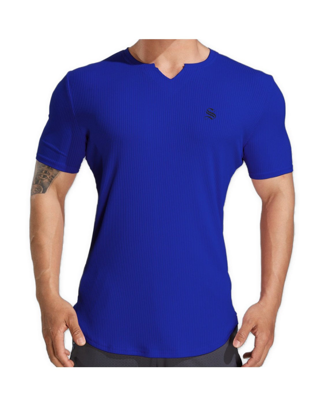 Nilki - V - Neck T-Shirt for Men - Sarman Fashion - Wholesale Clothing Fashion Brand for Men from Canada