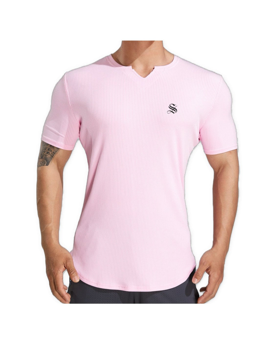 Nilki - V - Neck T-Shirt for Men - Sarman Fashion - Wholesale Clothing Fashion Brand for Men from Canada