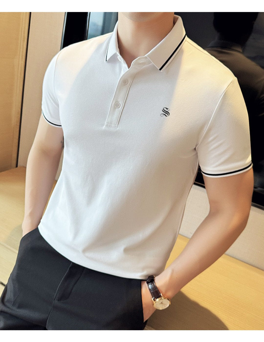 NKNOK - Polo Shirt for Men - Sarman Fashion - Wholesale Clothing Fashion Brand for Men from Canada