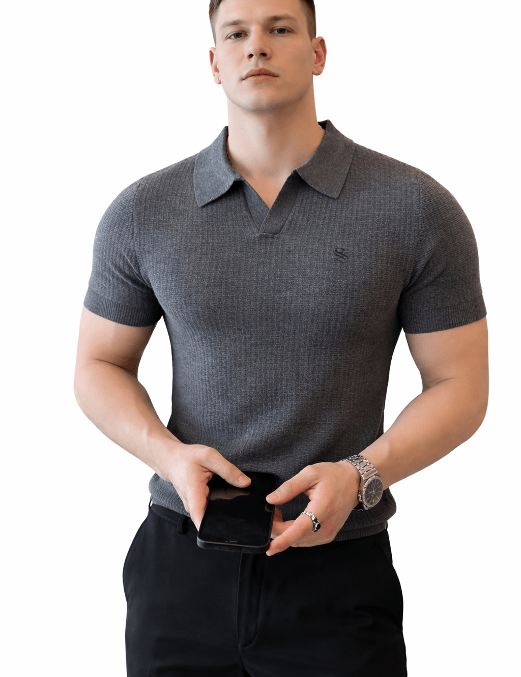NoHU - Polo Shirt for Men - Sarman Fashion - Wholesale Clothing Fashion Brand for Men from Canada