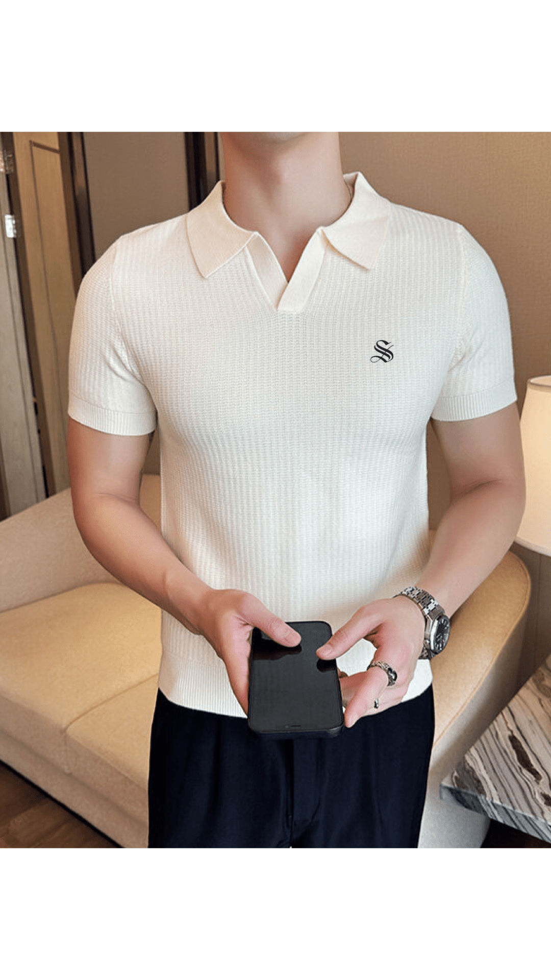 NoHU - Polo Shirt for Men - Sarman Fashion - Wholesale Clothing Fashion Brand for Men from Canada