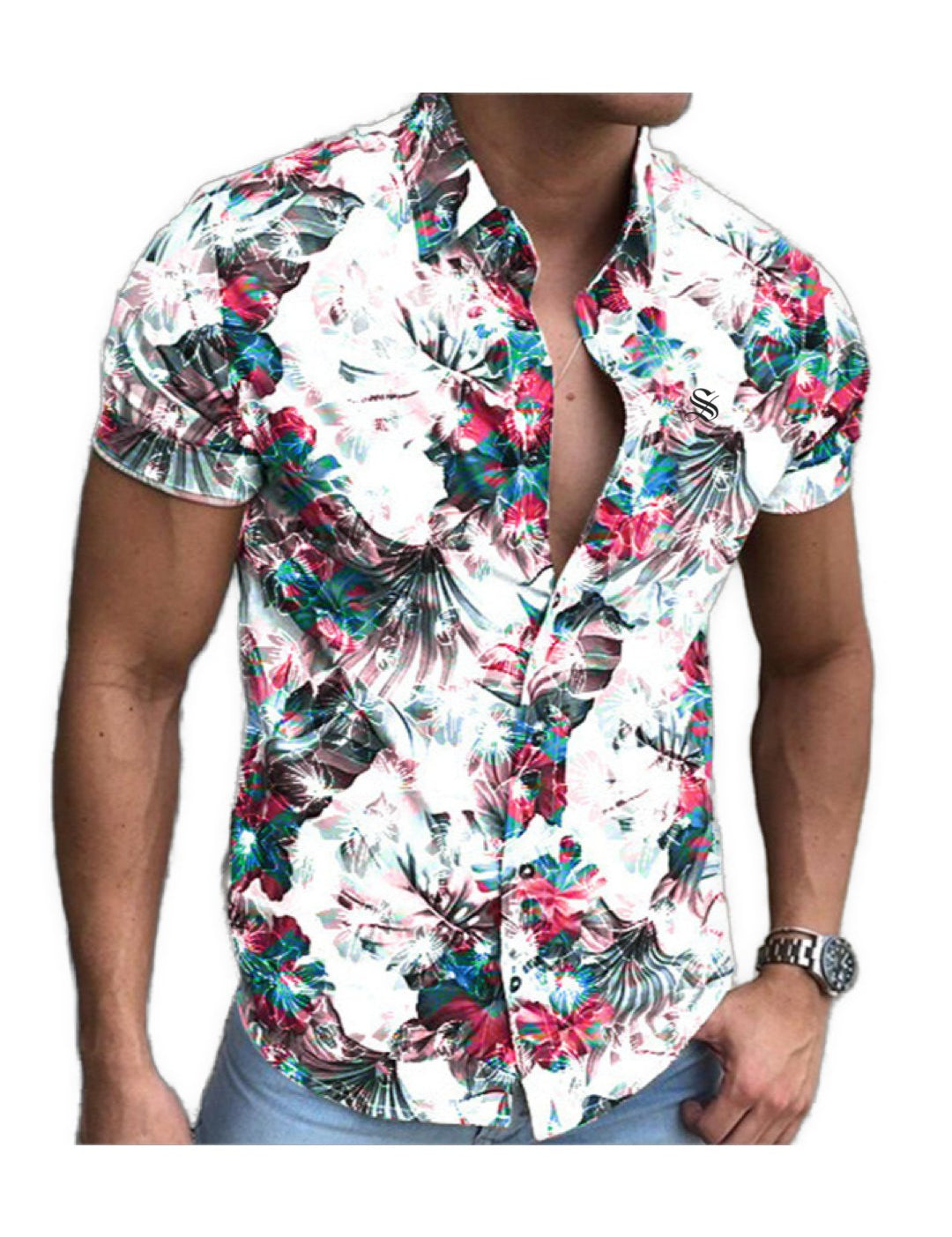 Nokoms 2 - Short Sleeves Shirt for Men - Sarman Fashion - Wholesale Clothing Fashion Brand for Men from Canada