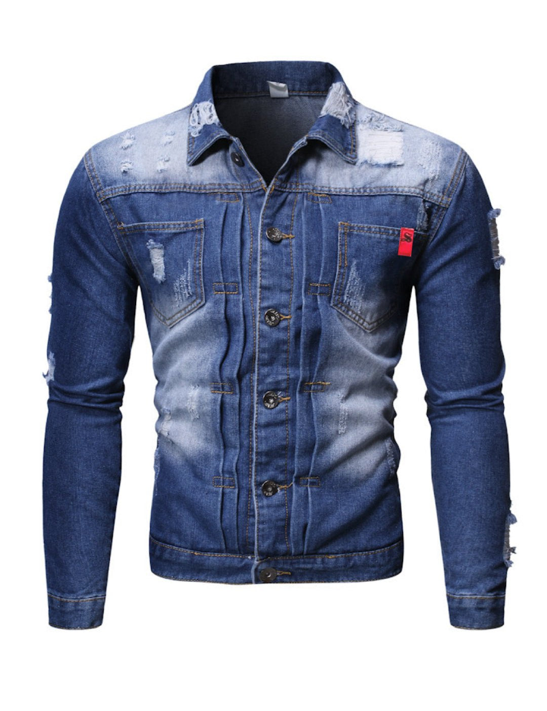 NoPol - Long Sleeve Jeans Jacket for Men - Sarman Fashion - Wholesale Clothing Fashion Brand for Men from Canada