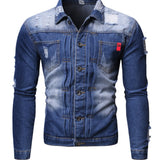 NoPol - Long Sleeve Jeans Jacket for Men - Sarman Fashion - Wholesale Clothing Fashion Brand for Men from Canada