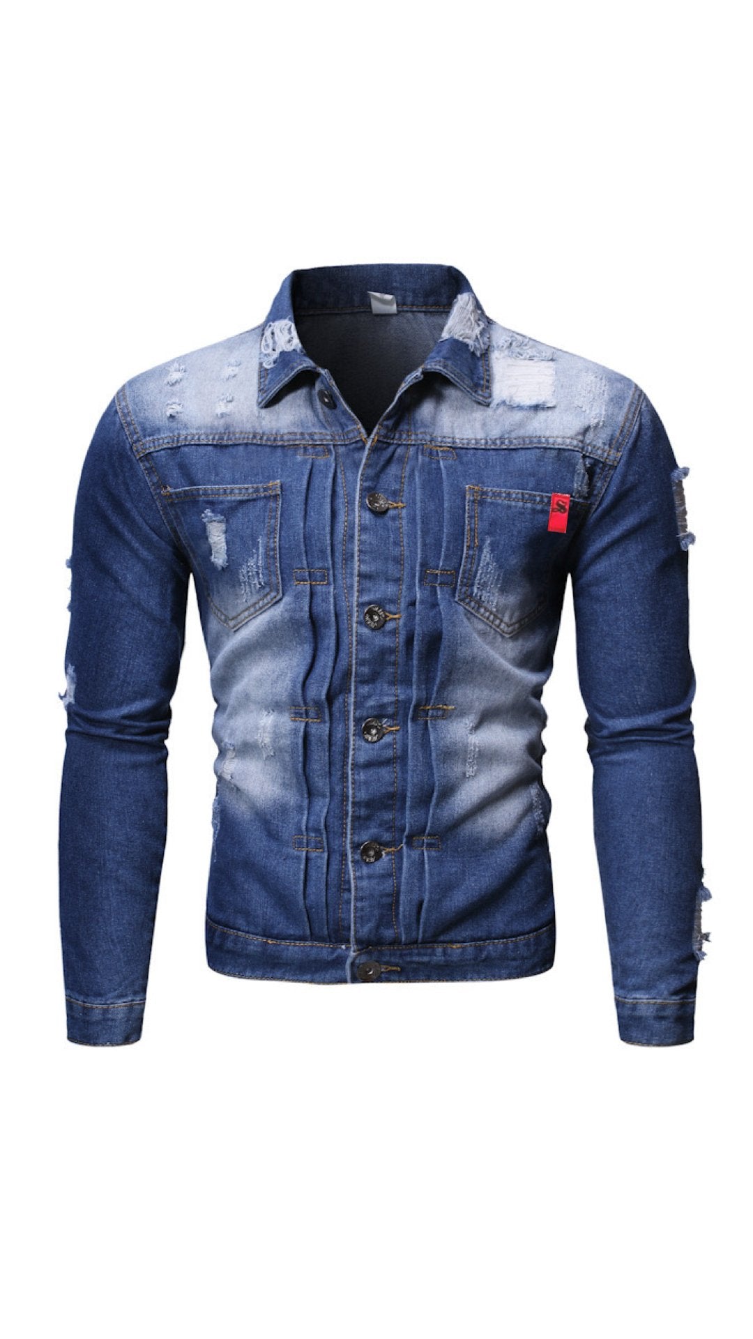 NoPol - Long Sleeve Jeans Jacket for Men - Sarman Fashion - Wholesale Clothing Fashion Brand for Men from Canada