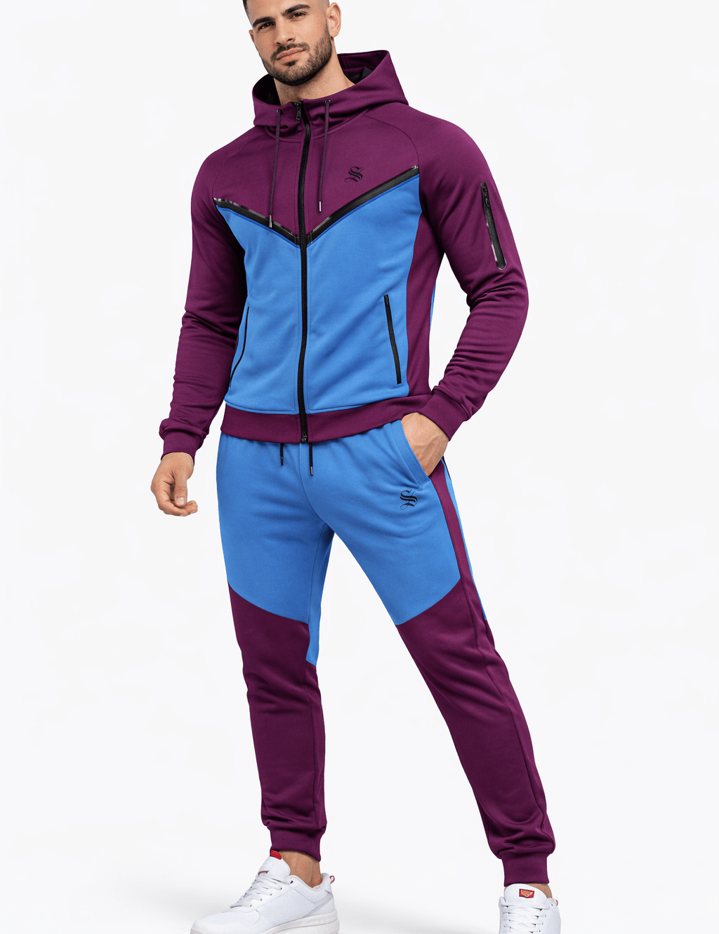NSO 2 - Complete Set - Long Sleeves Hoodie & Joggers for Men - Sarman Fashion - Wholesale Clothing Fashion Brand for Men from Canada