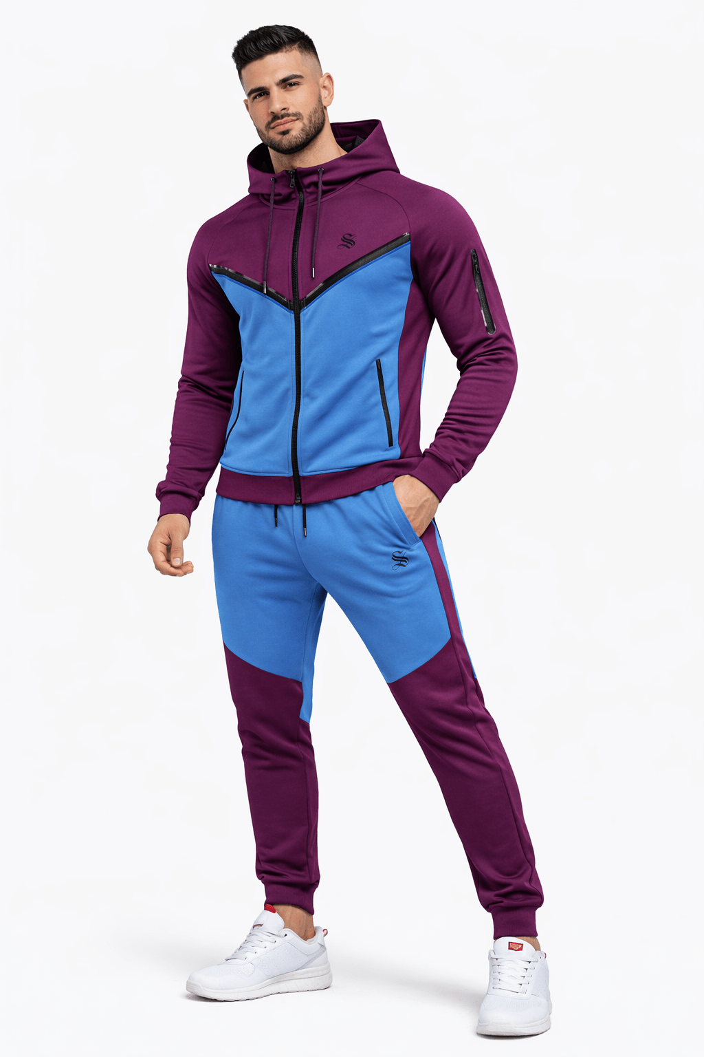 NSO 2 - Complete Set - Long Sleeves Hoodie & Joggers for Men - Sarman Fashion - Wholesale Clothing Fashion Brand for Men from Canada