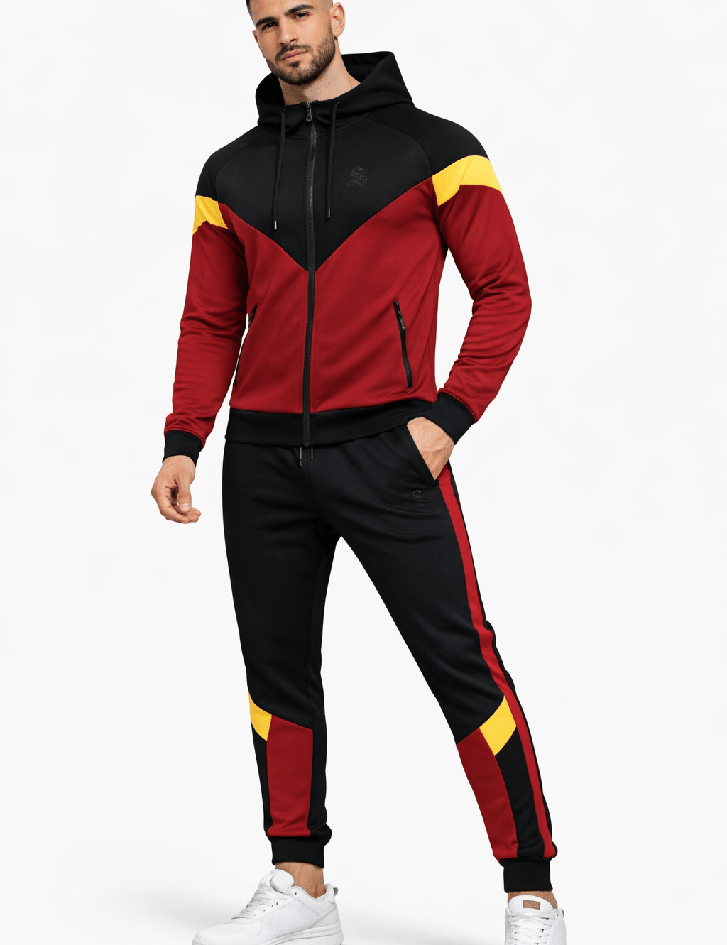 NSO 3 - Complete Set - Long Sleeves Hoodie & Joggers for Men - Sarman Fashion - Wholesale Clothing Fashion Brand for Men from Canada