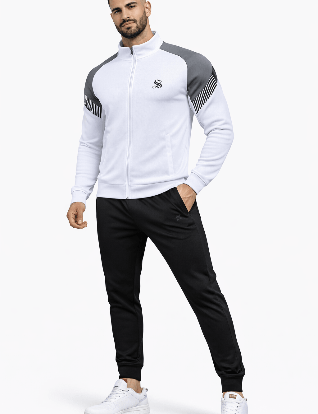 NSO - Complete Set - Long Sleeves Hoodie & Joggers for Men - Sarman Fashion - Wholesale Clothing Fashion Brand for Men from Canada