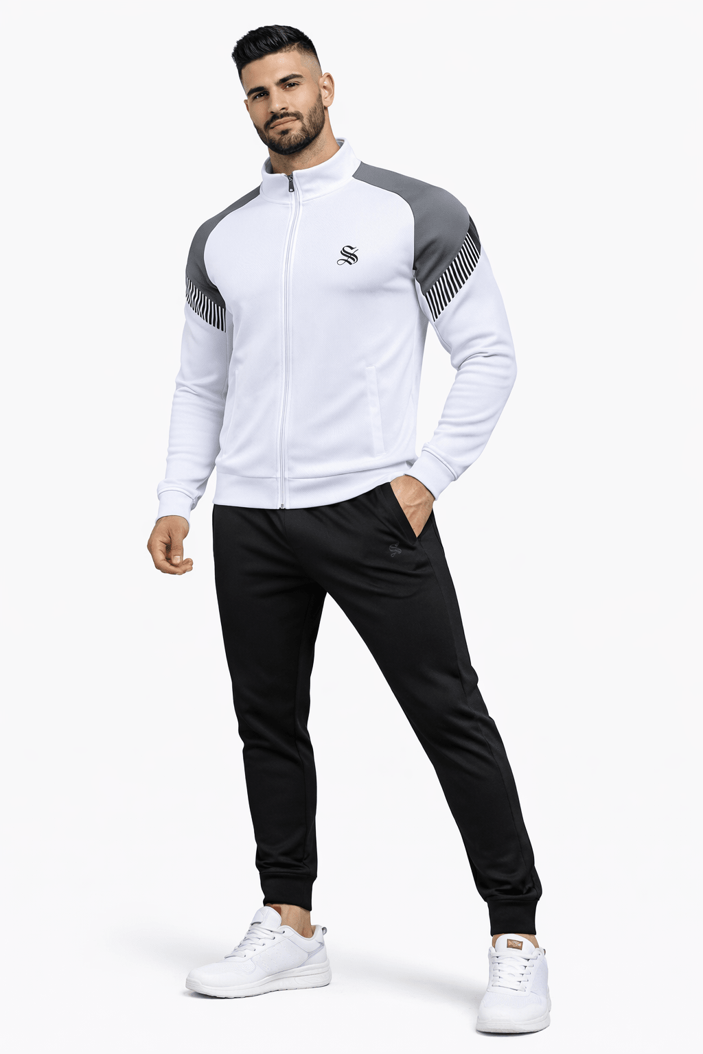 NSO - Complete Set - Long Sleeves Hoodie & Joggers for Men - Sarman Fashion - Wholesale Clothing Fashion Brand for Men from Canada