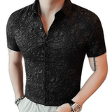 Nyem 2 - Short Sleeves Shirt for Men - Sarman Fashion - Wholesale Clothing Fashion Brand for Men from Canada