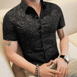 Nyem 2 - Short Sleeves Shirt for Men - Sarman Fashion - Wholesale Clothing Fashion Brand for Men from Canada