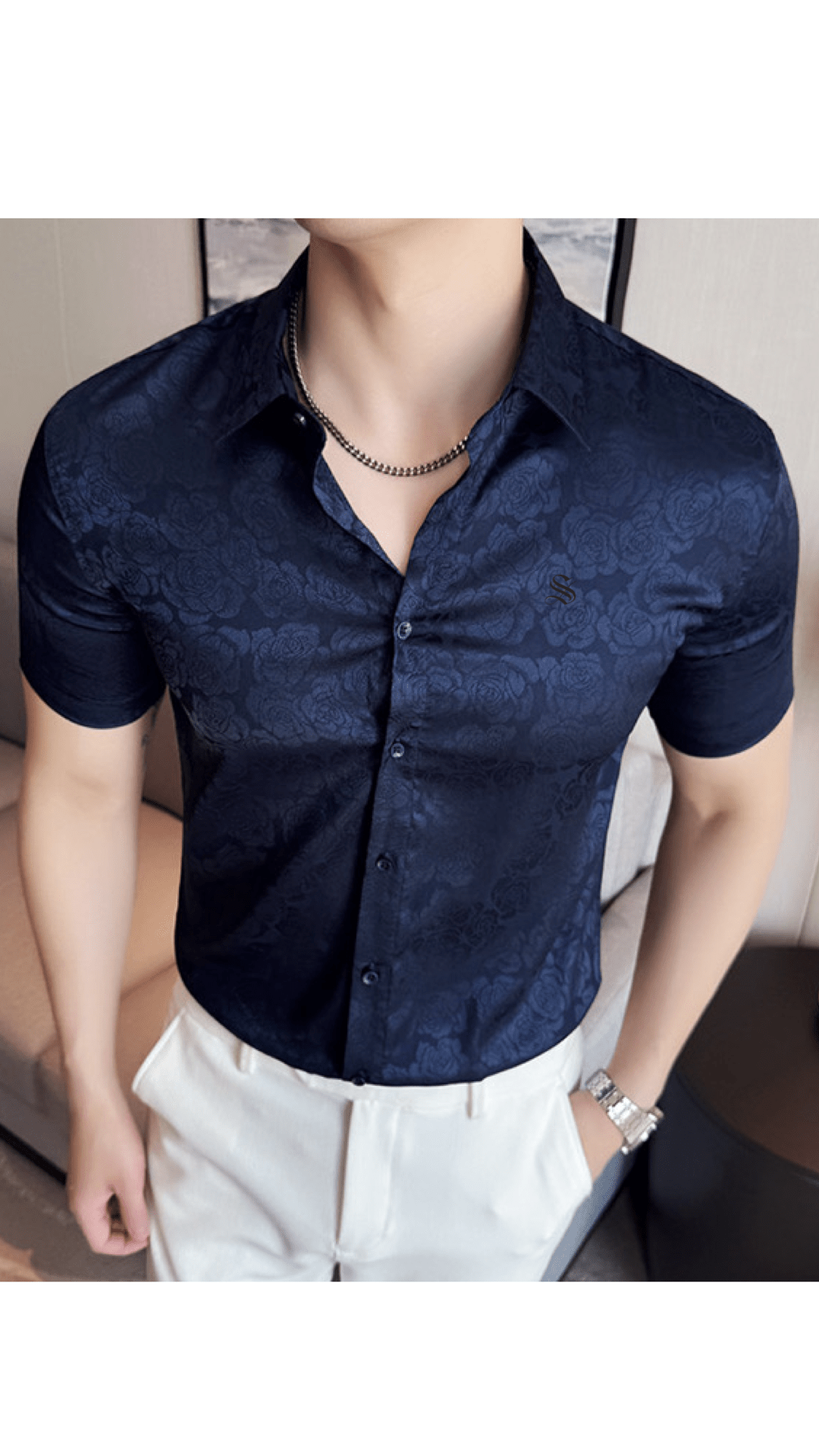 Nyem - Short Sleeves Shirt for Men - Sarman Fashion - Wholesale Clothing Fashion Brand for Men from Canada