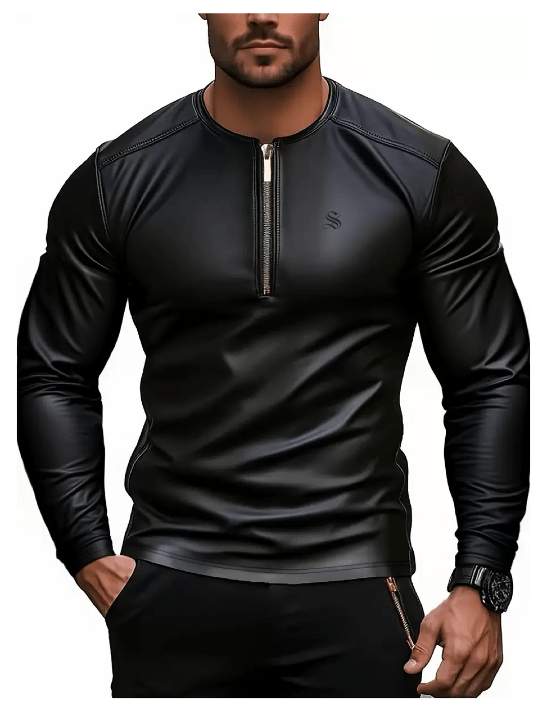 Ocio - Long Sleeve Shirt for Men - Sarman Fashion - Wholesale Clothing Fashion Brand for Men from Canada