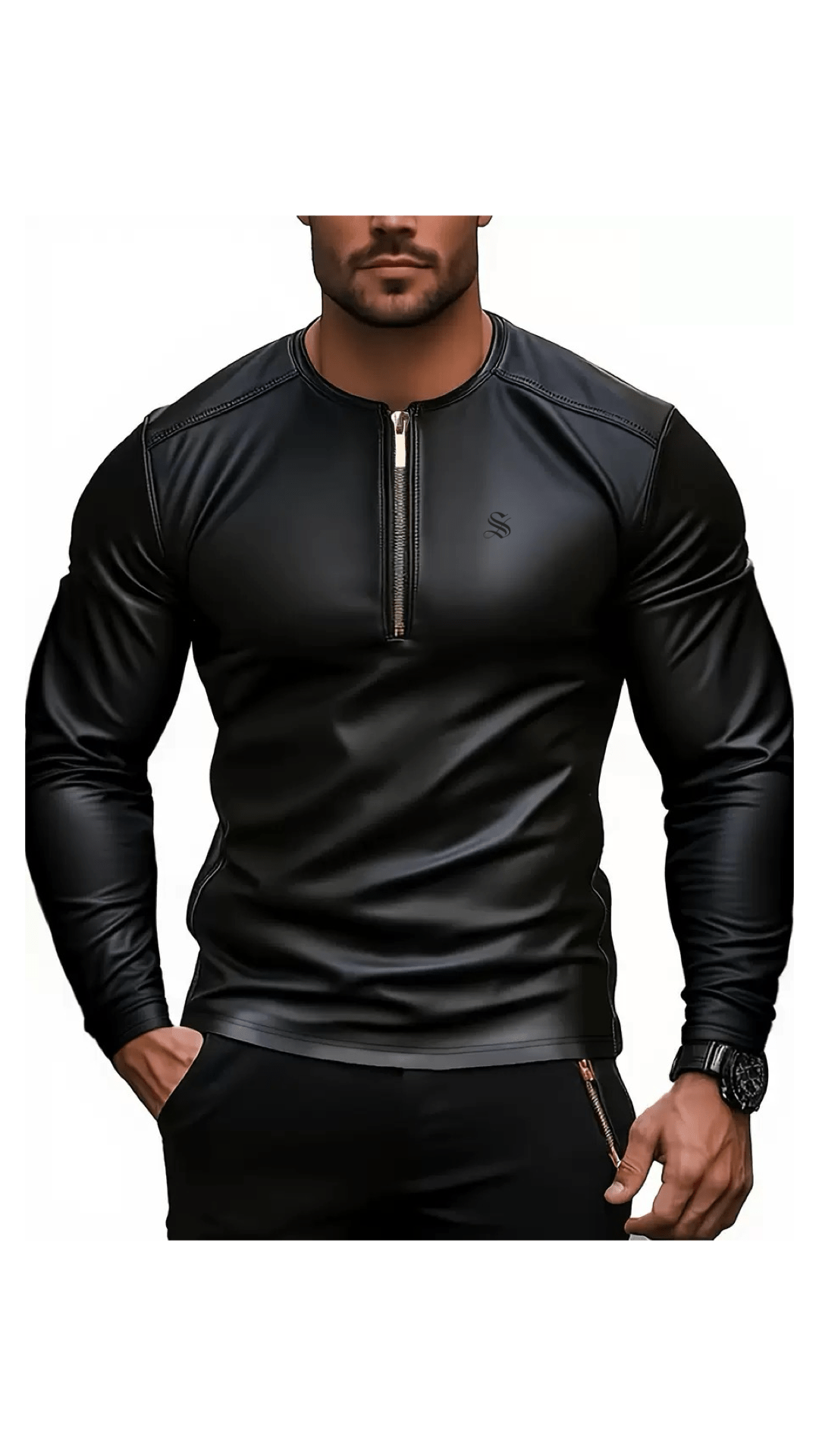 Ocio - Long Sleeve Shirt for Men - Sarman Fashion - Wholesale Clothing Fashion Brand for Men from Canada
