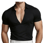 OHJU 22 - V - Neck T-Shirt for Men - Sarman Fashion - Wholesale Clothing Fashion Brand for Men from Canada