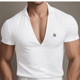 OHJU 22 - V - Neck T-Shirt for Men - Sarman Fashion - Wholesale Clothing Fashion Brand for Men from Canada