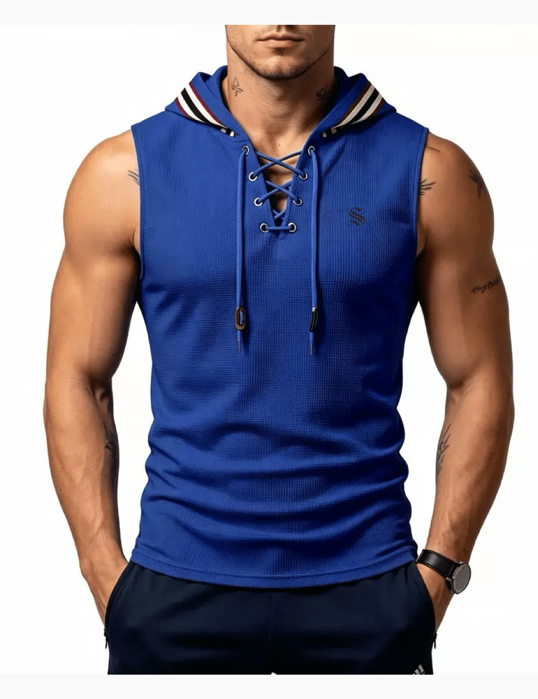 OHUT 10 - Tank Top for Men - Sarman Fashion - Wholesale Clothing Fashion Brand for Men from Canada