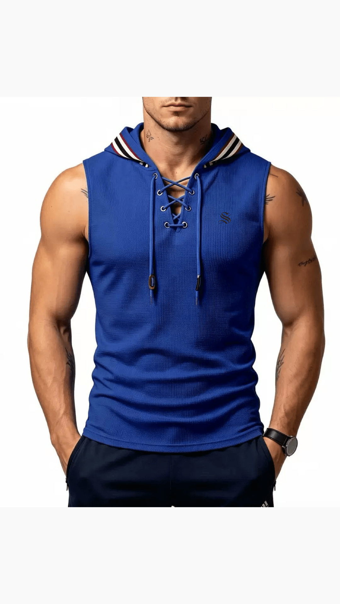 OHUT 10 - Tank Top for Men - Sarman Fashion - Wholesale Clothing Fashion Brand for Men from Canada