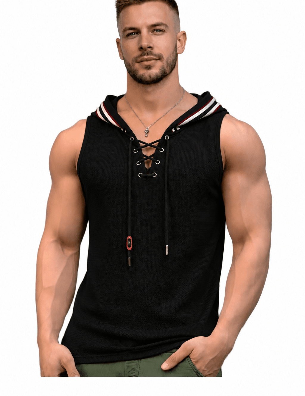 OHUT 10 - Tank Top for Men - Sarman Fashion - Wholesale Clothing Fashion Brand for Men from Canada