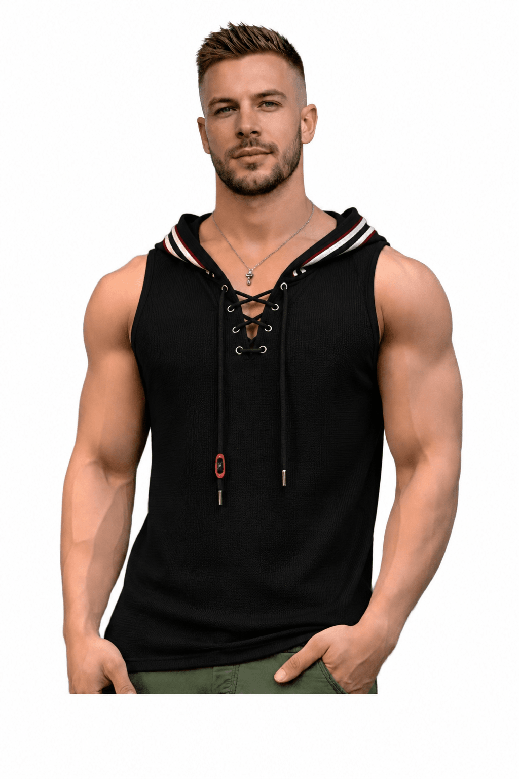 OHUT 10 - Tank Top for Men - Sarman Fashion - Wholesale Clothing Fashion Brand for Men from Canada