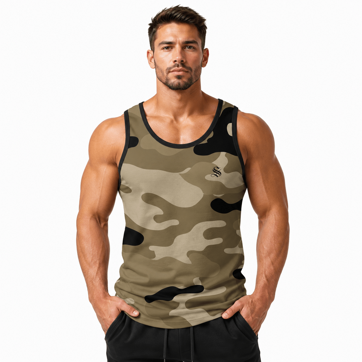 OHUT 12 - Tank Top for Men - Sarman Fashion - Wholesale Clothing Fashion Brand for Men from Canada