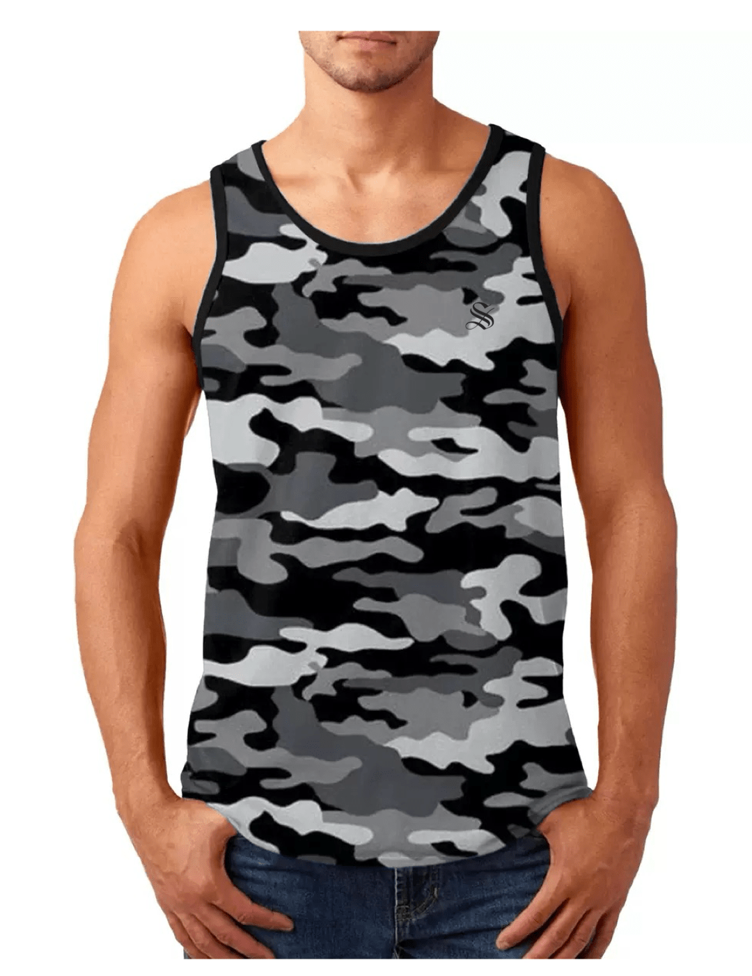OHUT 12 - Tank Top for Men - Sarman Fashion - Wholesale Clothing Fashion Brand for Men from Canada