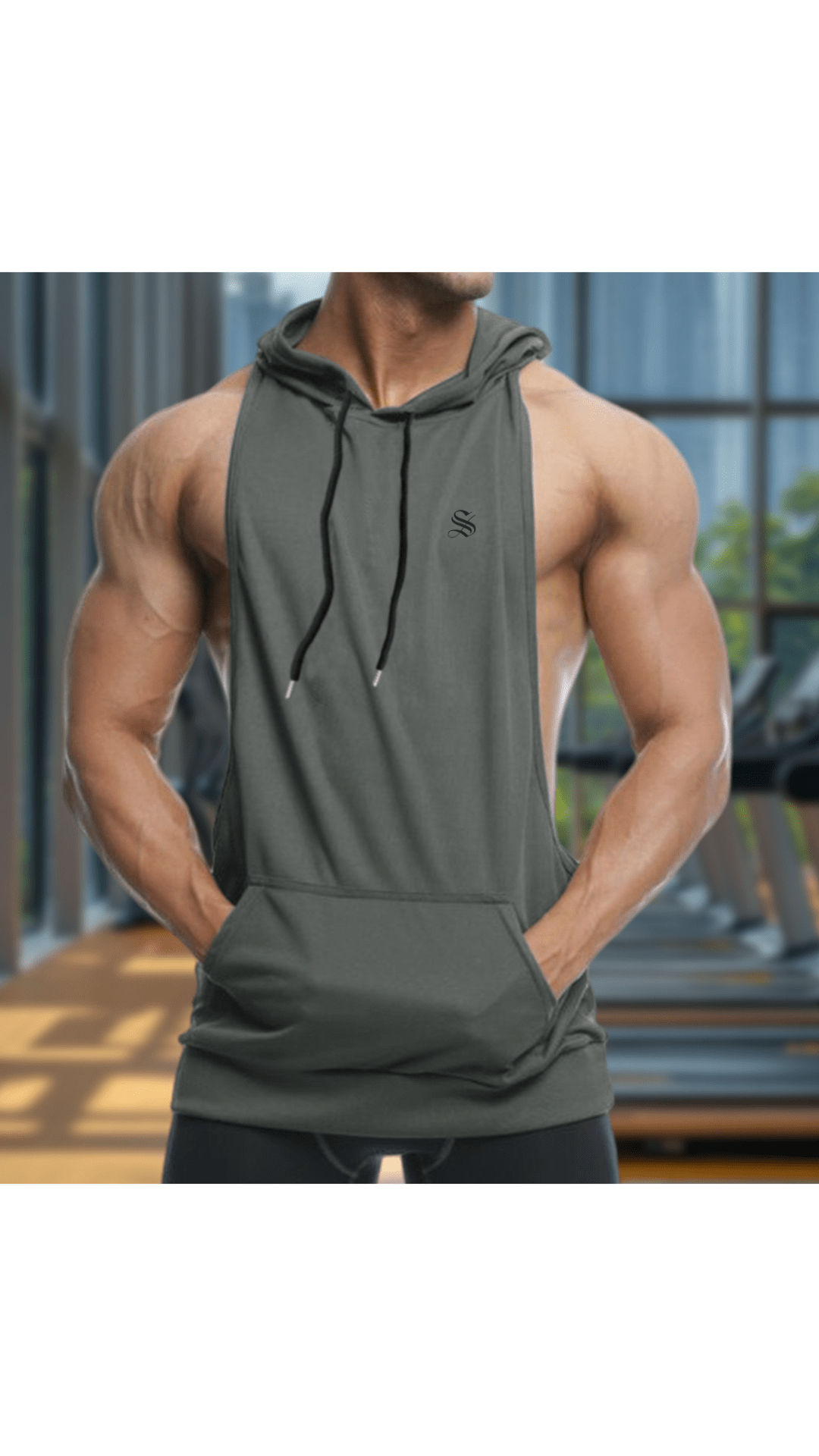 OHUT 13 - Tank Top for Men - Sarman Fashion - Wholesale Clothing Fashion Brand for Men from Canada