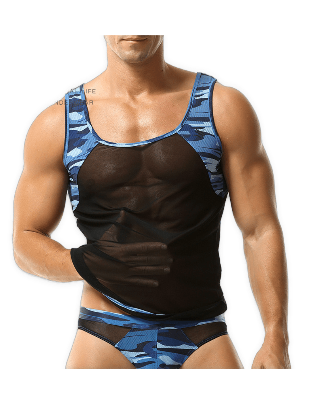 OHUT 2 - Tank Top for Men - Sarman Fashion - Wholesale Clothing Fashion Brand for Men from Canada