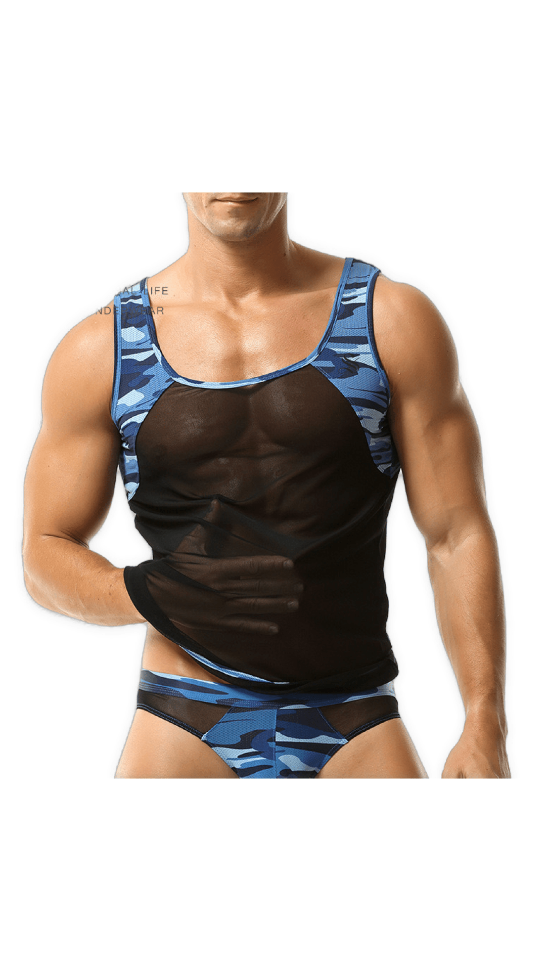 OHUT 2 - Tank Top for Men - Sarman Fashion - Wholesale Clothing Fashion Brand for Men from Canada