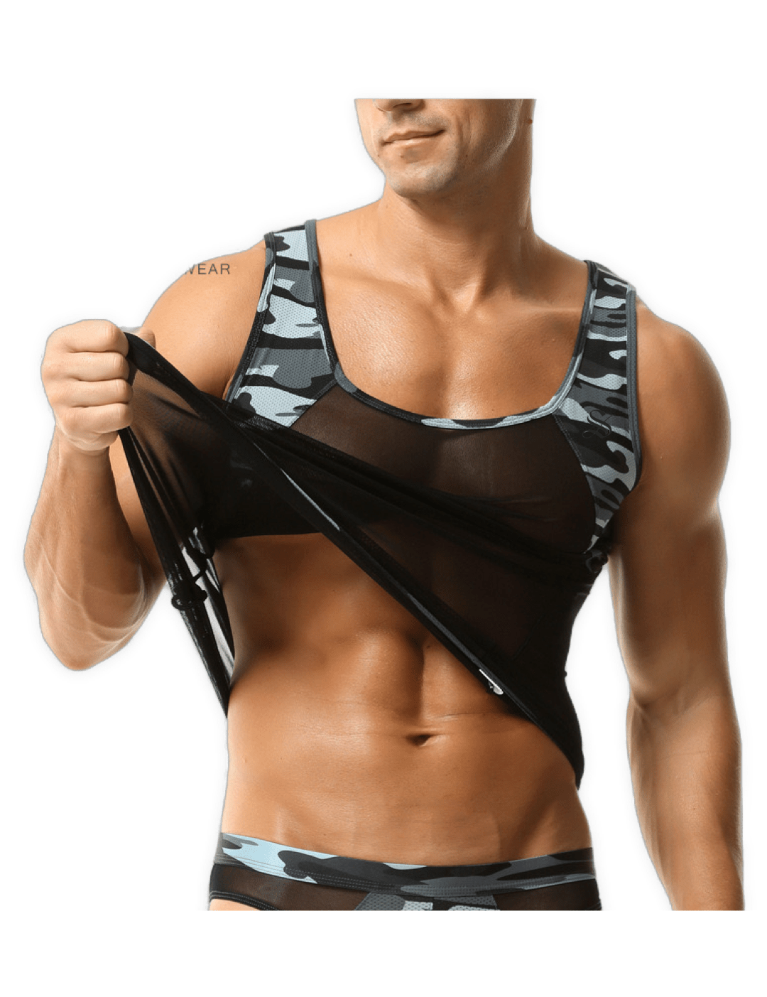 OHUT 2 - Tank Top for Men - Sarman Fashion - Wholesale Clothing Fashion Brand for Men from Canada