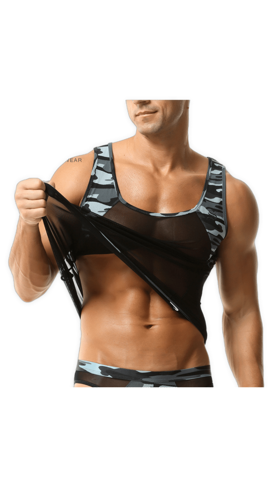 OHUT 2 - Tank Top for Men - Sarman Fashion - Wholesale Clothing Fashion Brand for Men from Canada