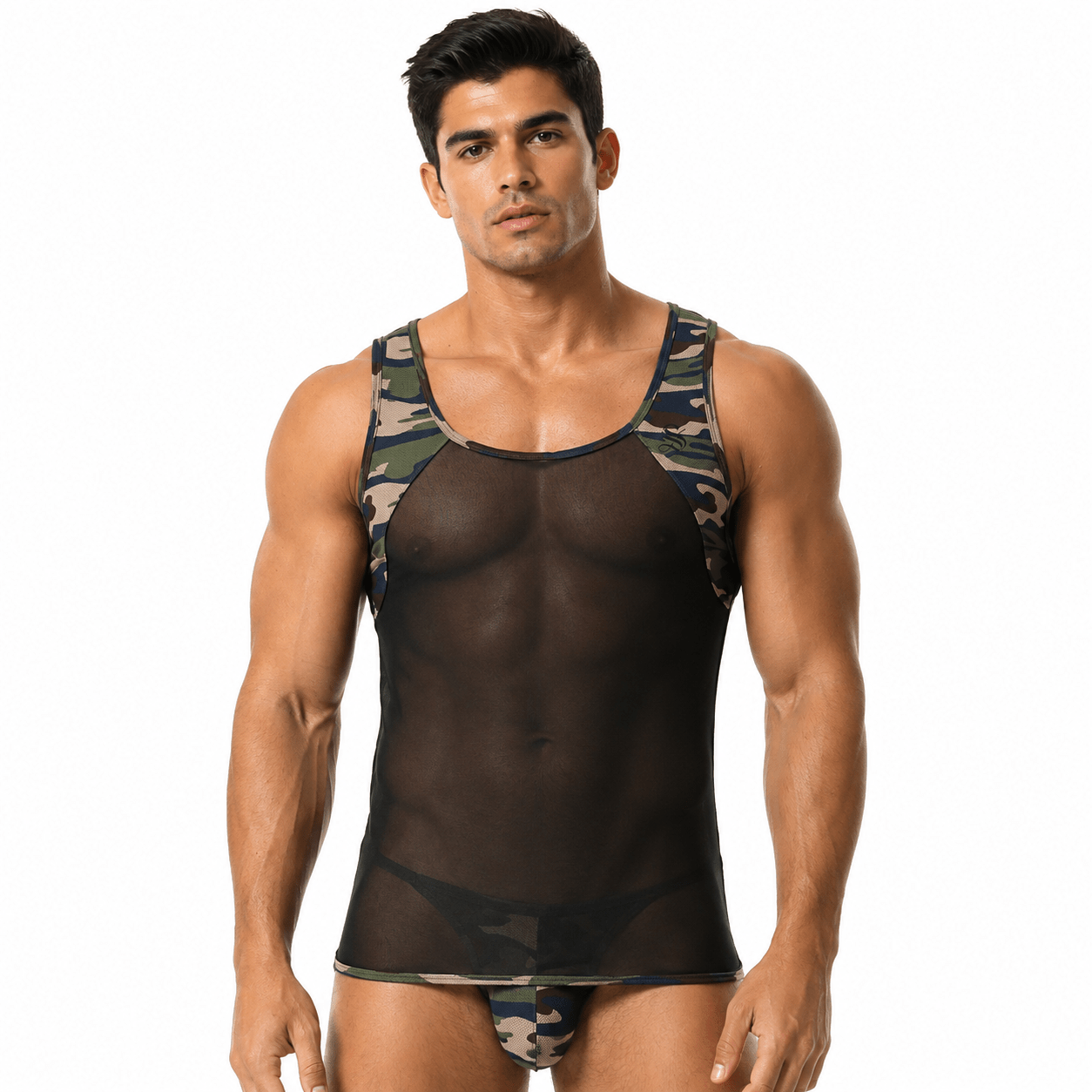 OHUT 2 - Tank Top for Men - Sarman Fashion - Wholesale Clothing Fashion Brand for Men from Canada