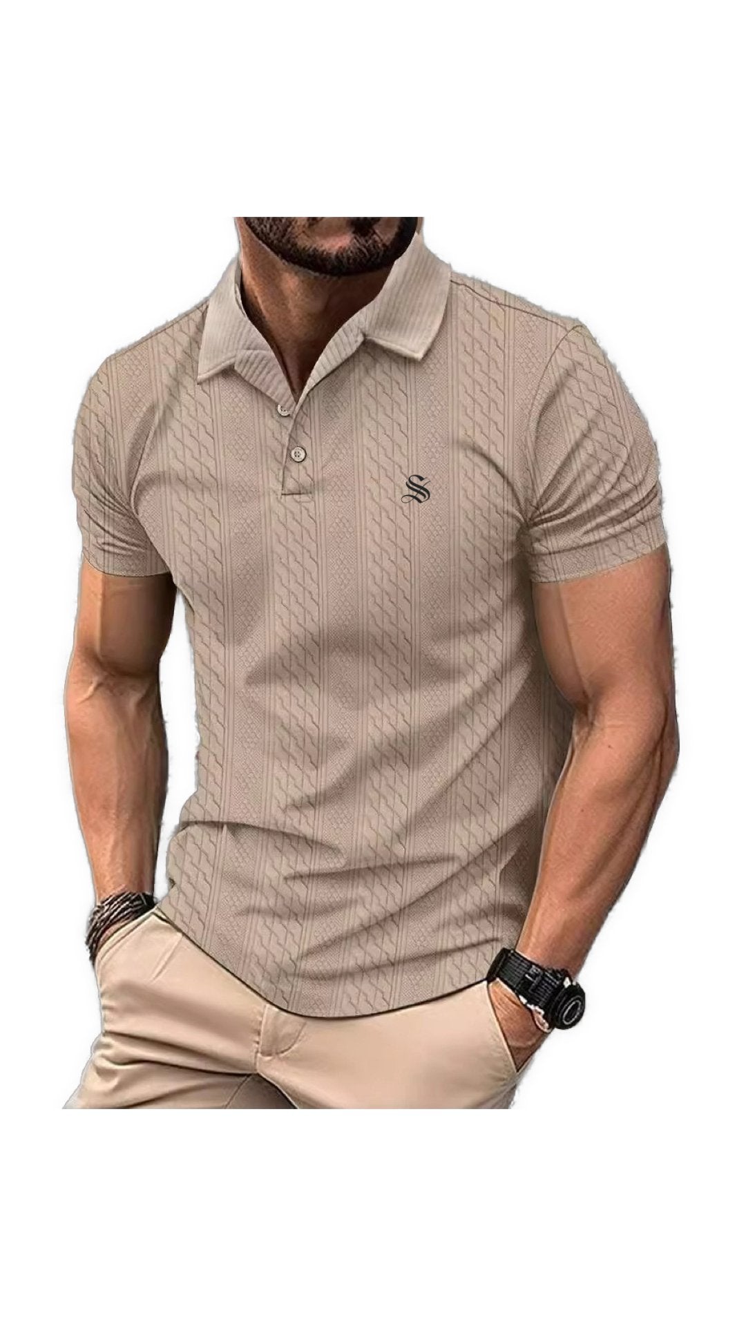 Okupa - Polo Shirt for Men - Sarman Fashion - Wholesale Clothing Fashion Brand for Men from Canada