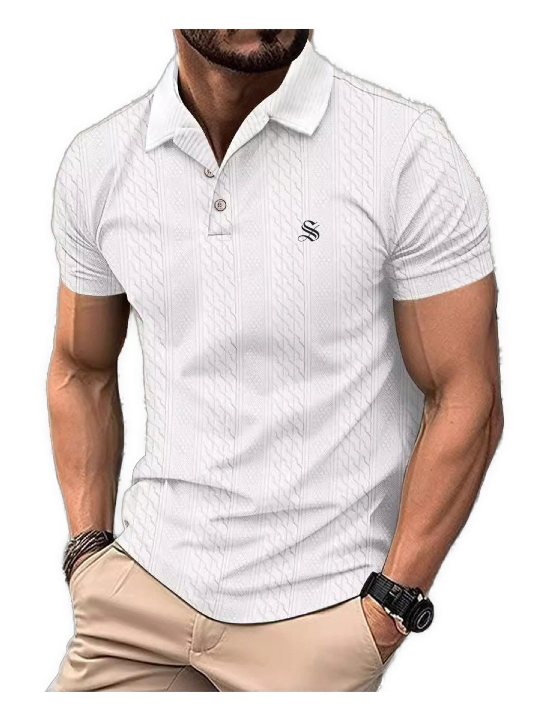 Okupa - Polo Shirt for Men - Sarman Fashion - Wholesale Clothing Fashion Brand for Men from Canada