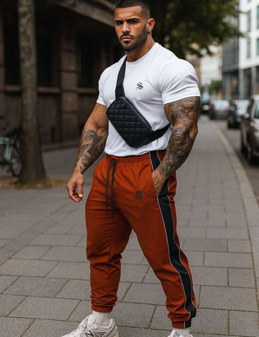 OldSchool - Joggers for Men - Sarman Fashion - Wholesale Clothing Fashion Brand for Men from Canada