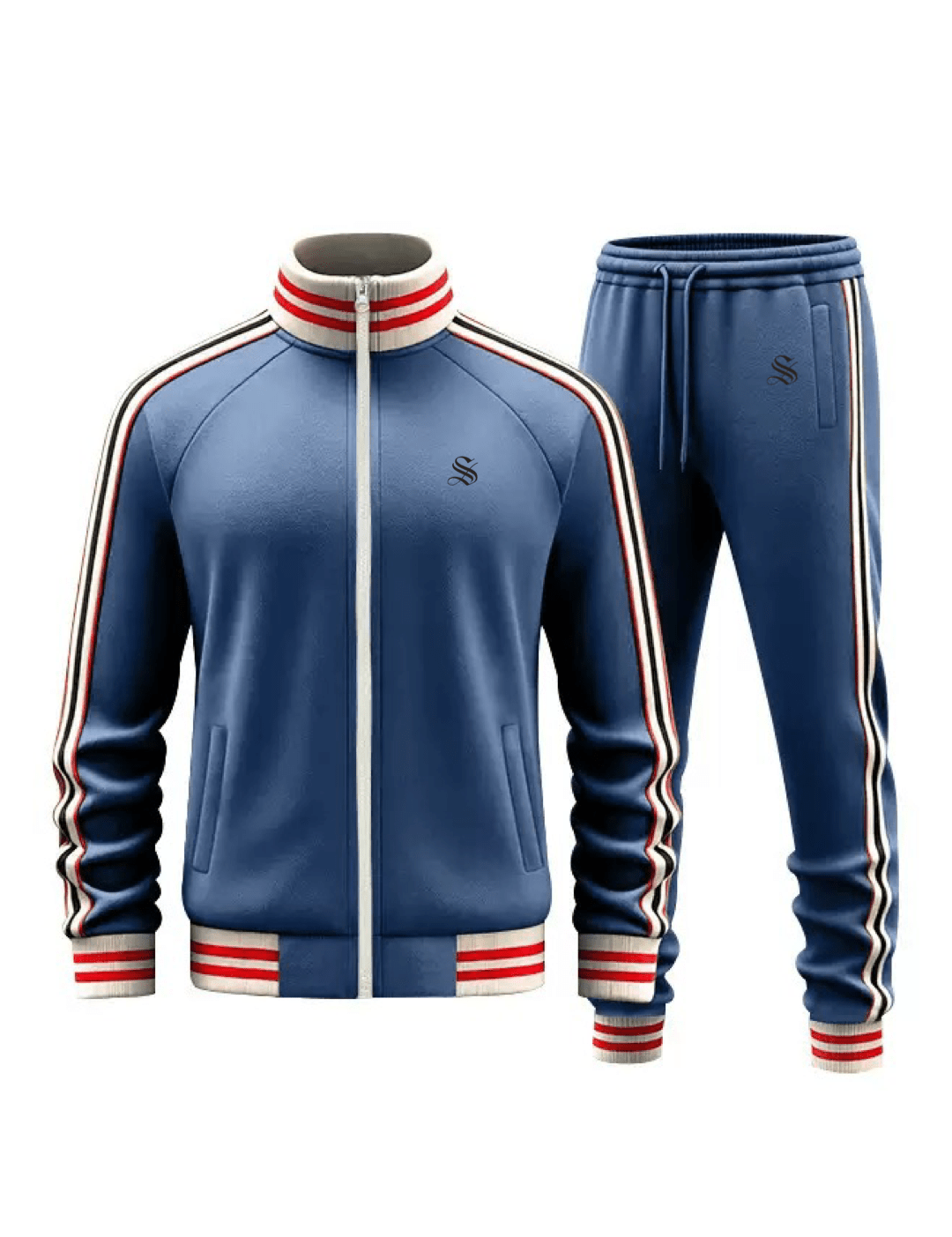OLLO - Complete Set - Long Sleeves Track Tops & Joggers for Men (Copy) - Sarman Fashion - Wholesale Clothing Fashion Brand for Men from Canada