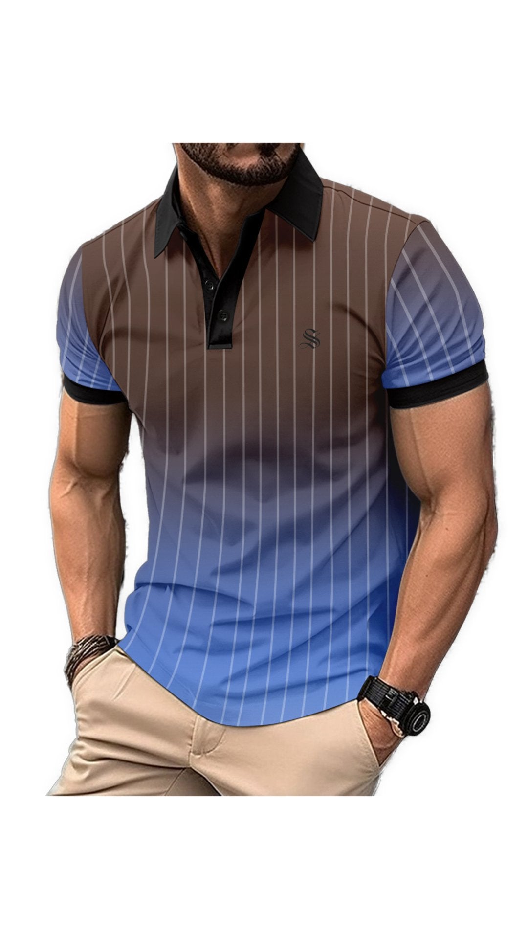 Opno - Polo Shirt for Men - Sarman Fashion - Wholesale Clothing Fashion Brand for Men from Canada