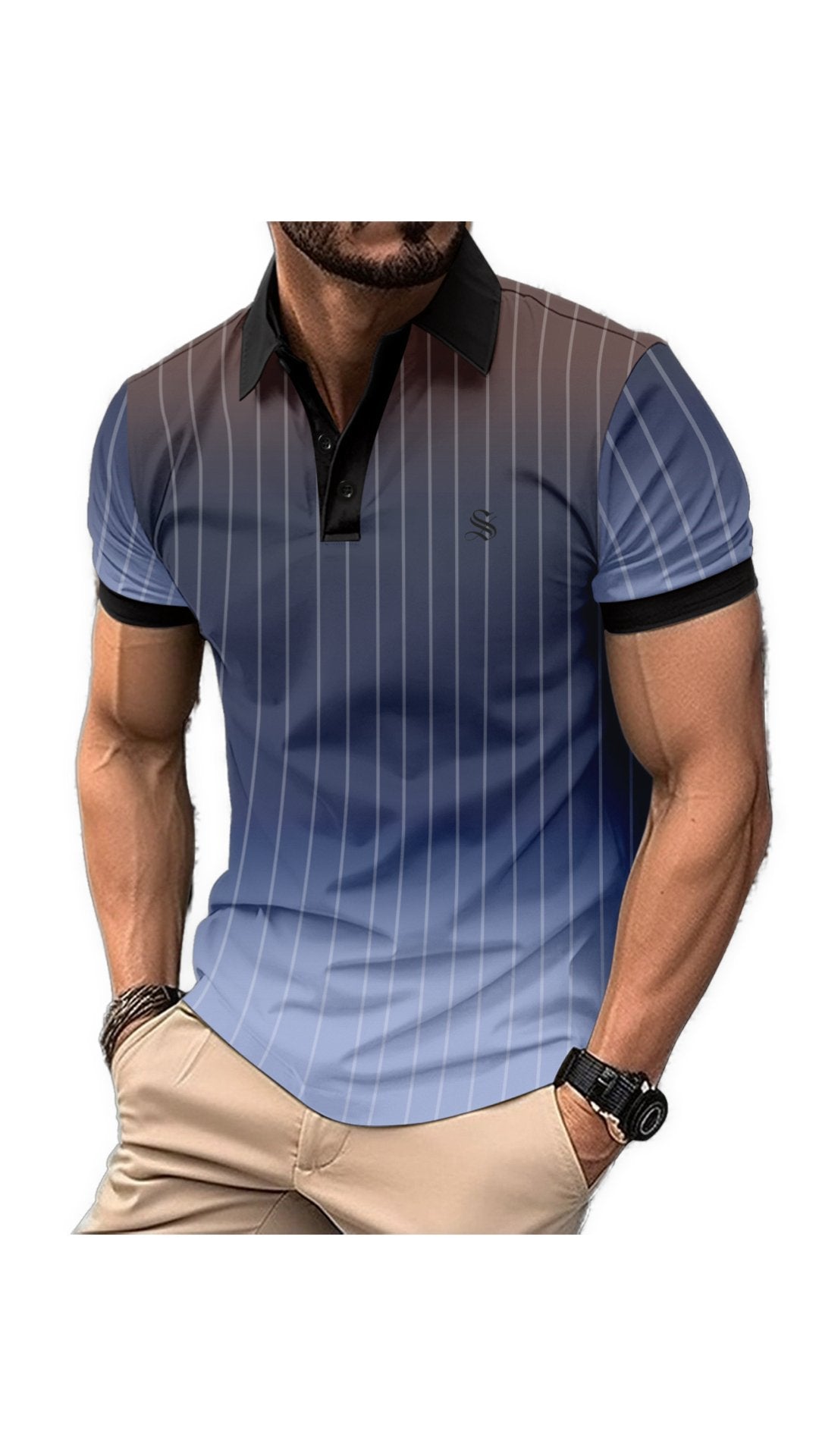 Opno - Polo Shirt for Men - Sarman Fashion - Wholesale Clothing Fashion Brand for Men from Canada