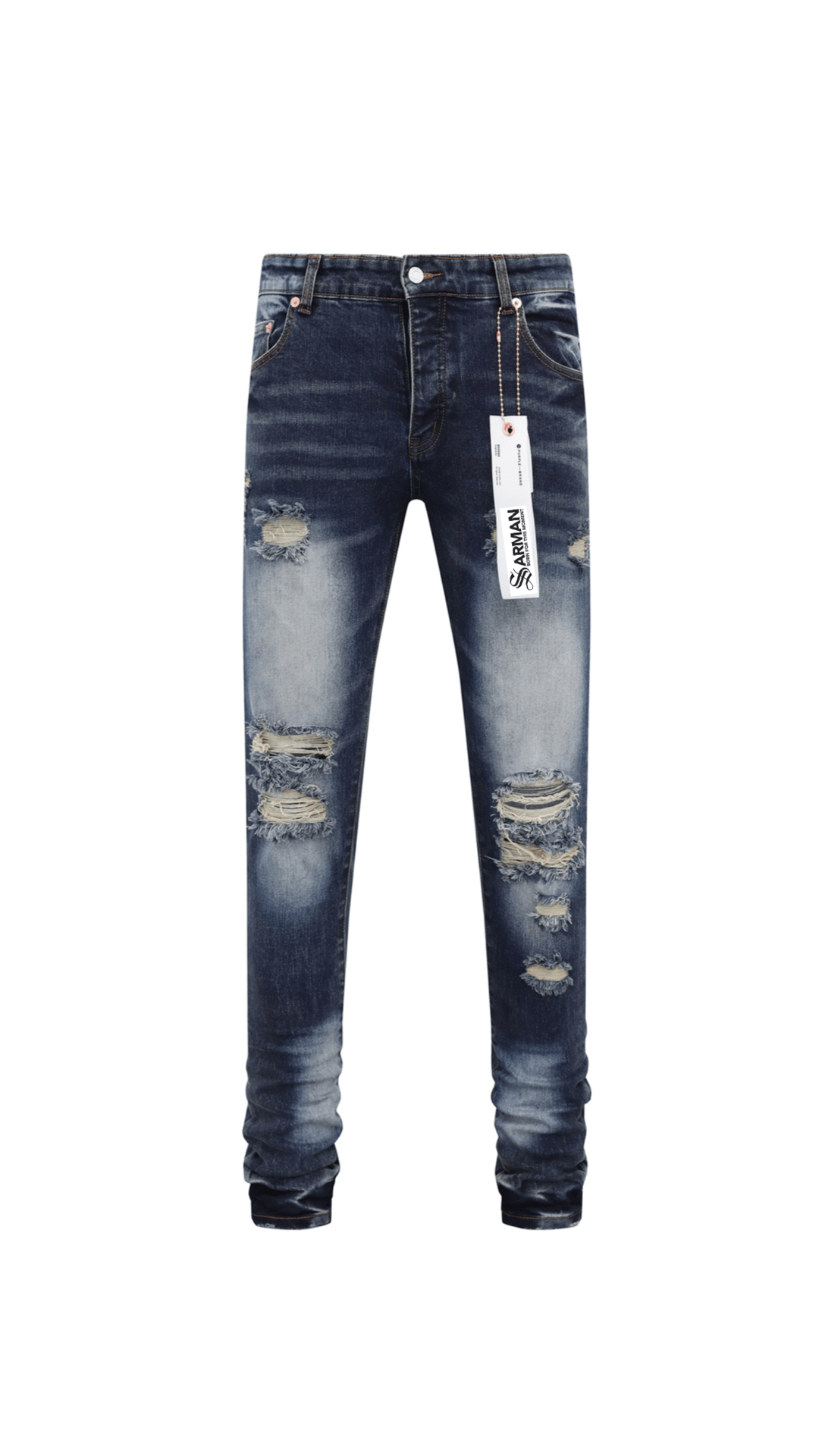 ORD 12 - Skinny Legs Denim Jeans for Men - Sarman Fashion - Wholesale Clothing Fashion Brand for Men from Canada