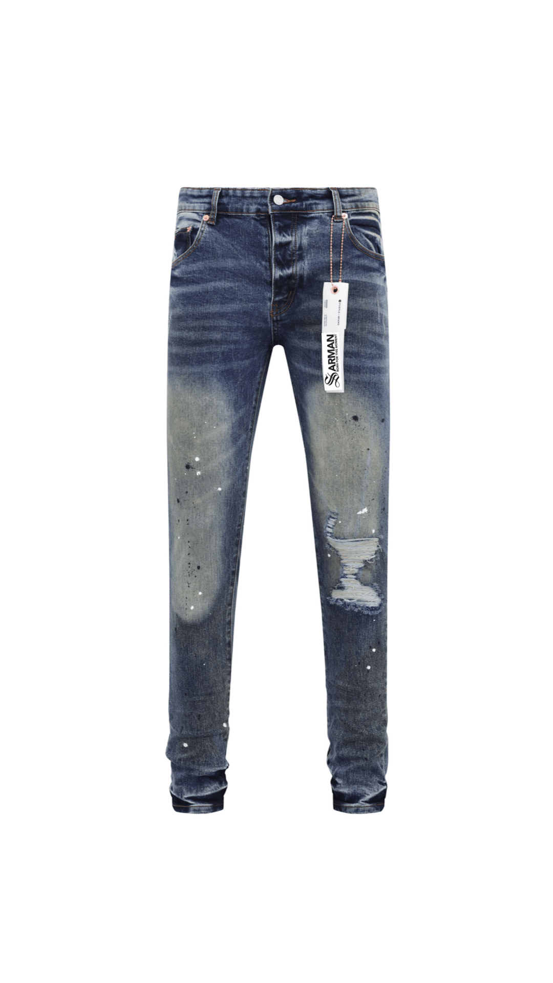 ORD 8 - Skinny Legs Denim Jeans for Men - Sarman Fashion - Wholesale Clothing Fashion Brand for Men from Canada