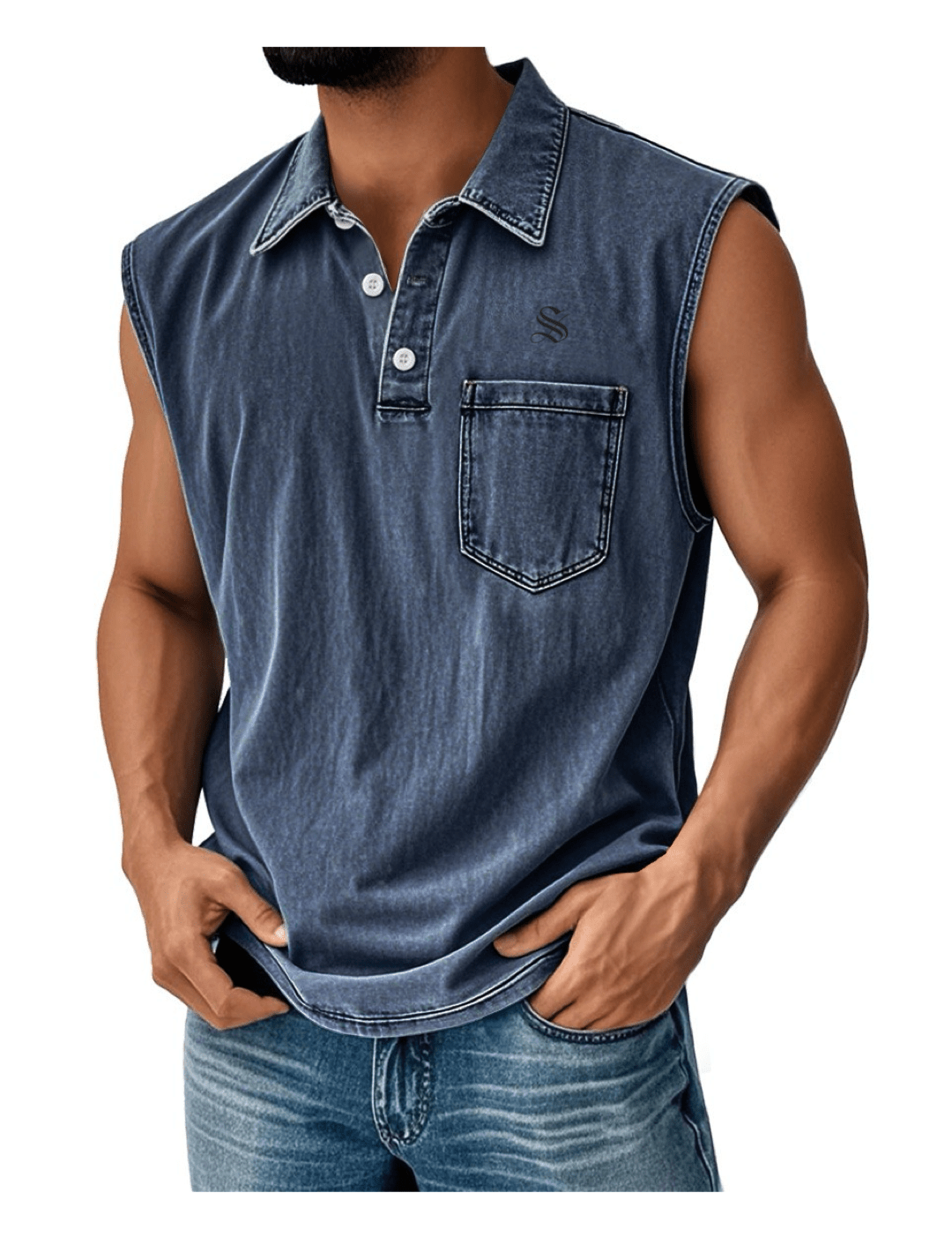 Otag 2 - Tank Top for Men - Sarman Fashion - Wholesale Clothing Fashion Brand for Men from Canada