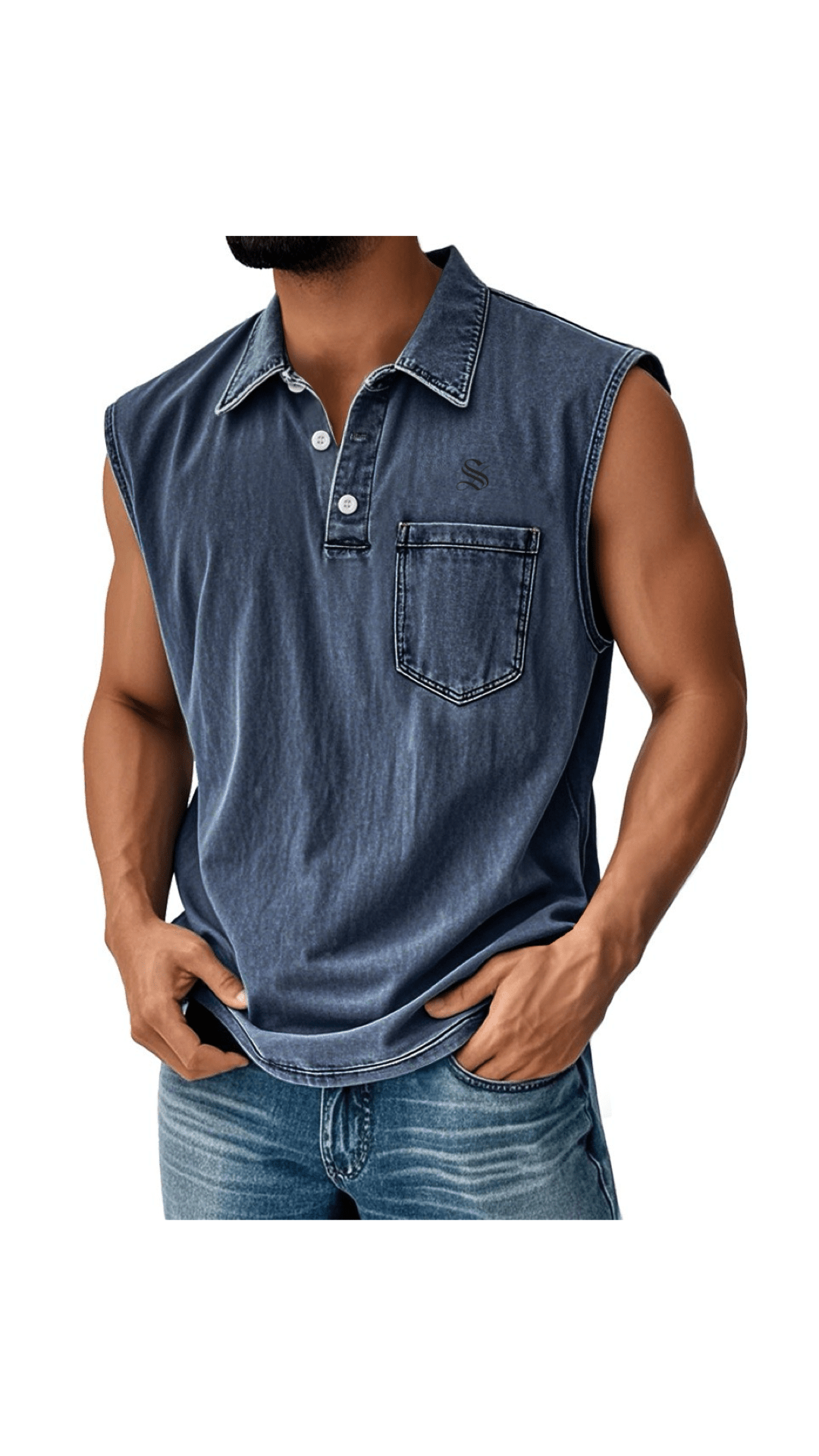 Otag 2 - Tank Top for Men - Sarman Fashion - Wholesale Clothing Fashion Brand for Men from Canada