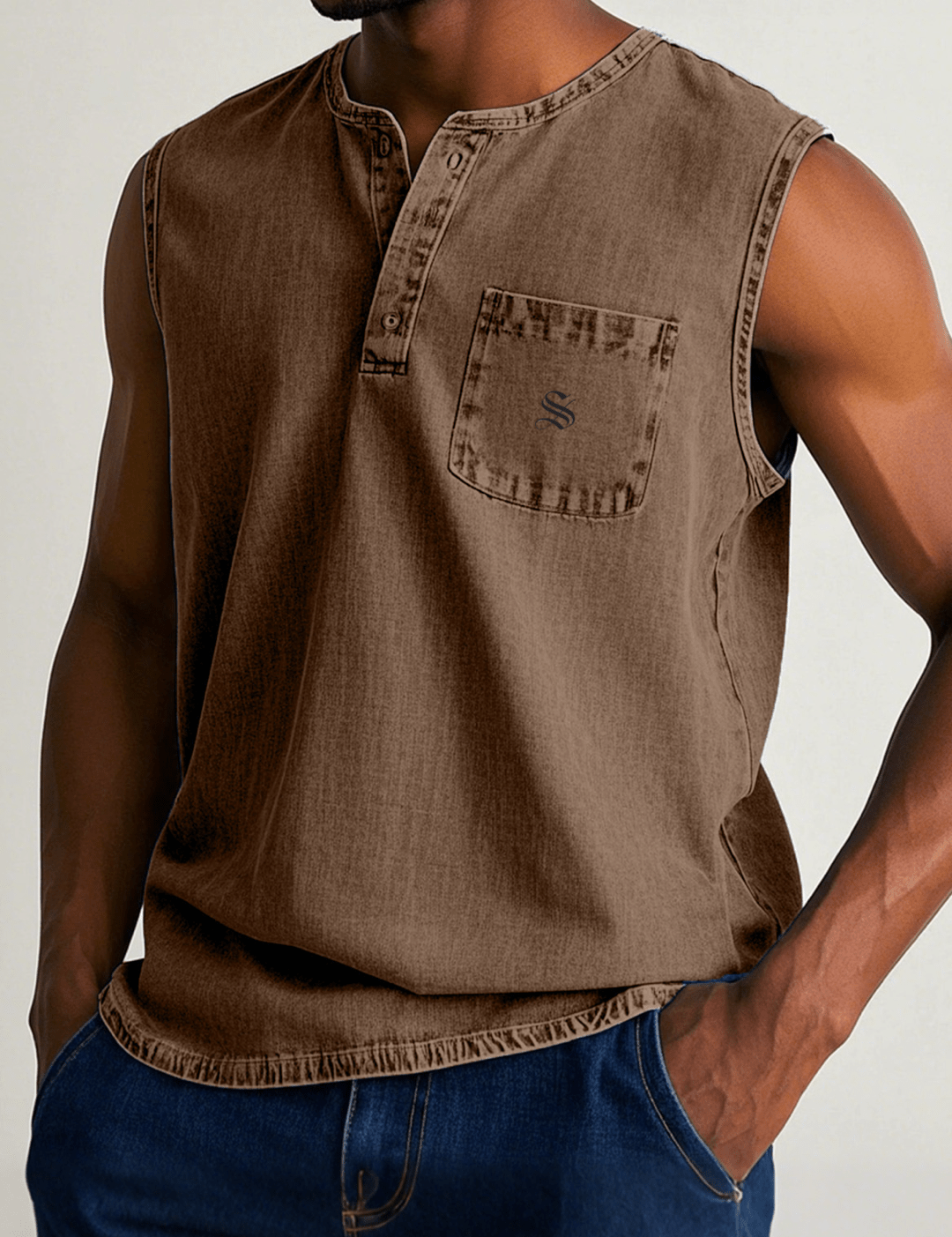 Otag 2 - Tank Top for Men - Sarman Fashion - Wholesale Clothing Fashion Brand for Men from Canada