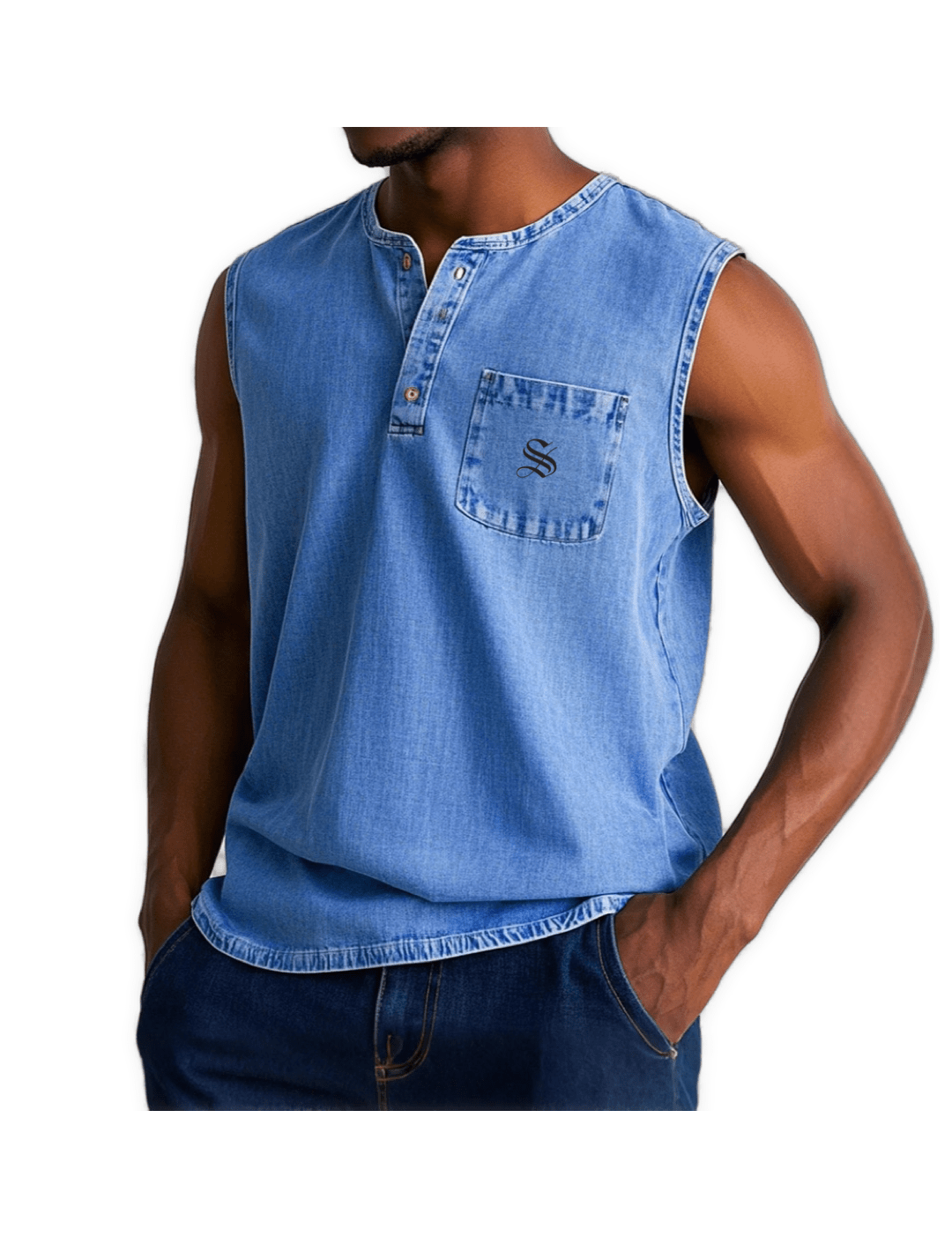 Otag 2 - Tank Top for Men - Sarman Fashion - Wholesale Clothing Fashion Brand for Men from Canada